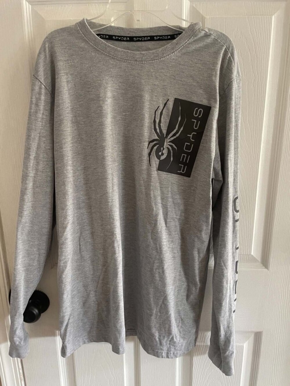 Men's Spyder Long Sleeved Tee Shirt Top Large L Very Good